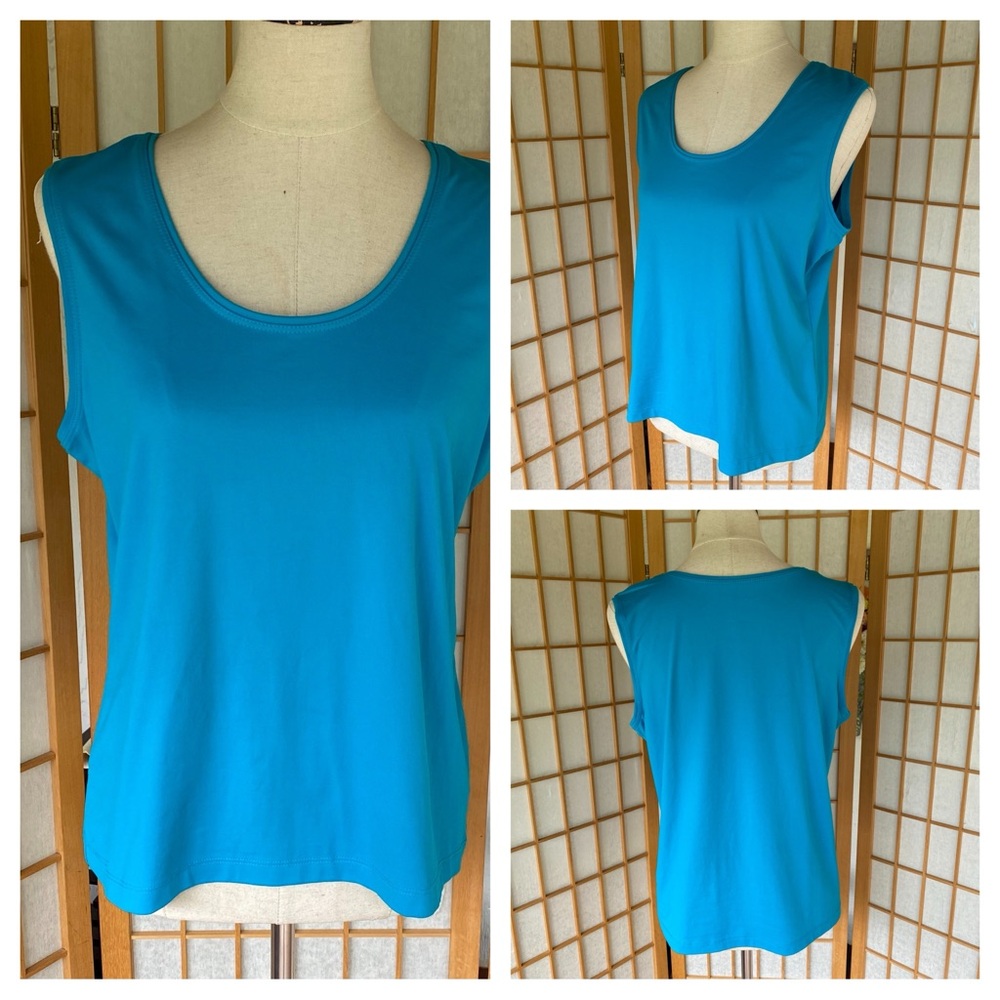 Peck & Peck Sleeveless Stretch Tank Top SZ XL